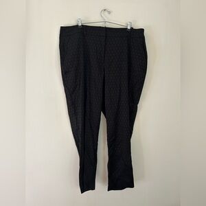 Lane Bryant Black Diamond Patterned Dress Pants (18)